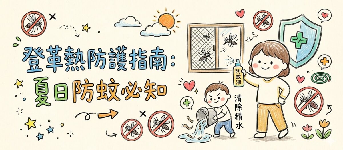 登革熱防護指南：夏日防蚊必知
