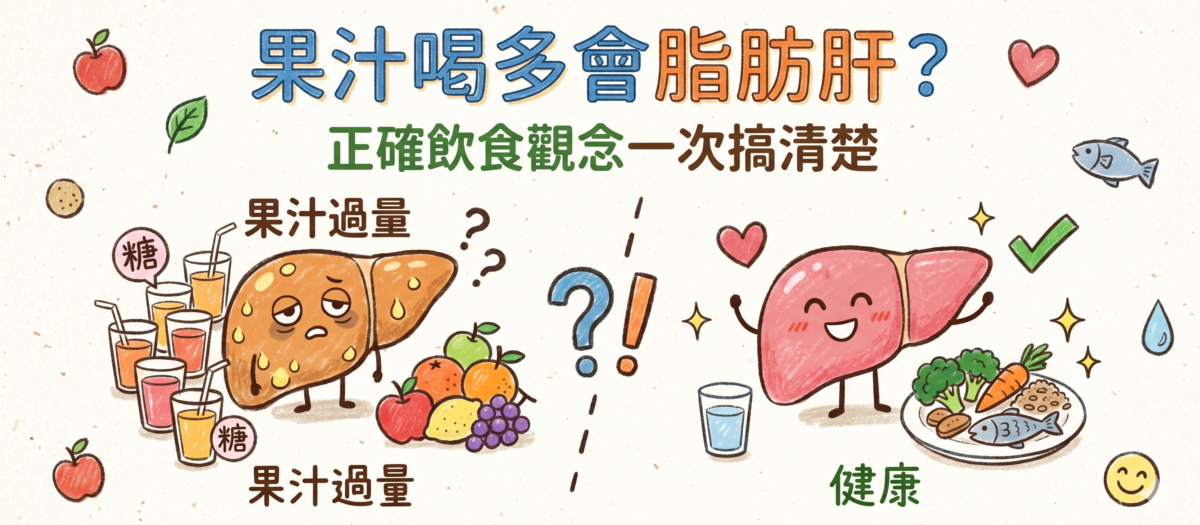 果汁喝多會脂肪肝？正確飲食觀念一次搞清楚